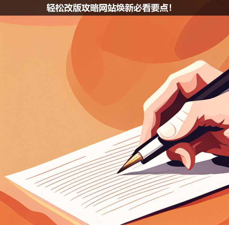 輕松改版攻略網(wǎng)站煥新必看要點!