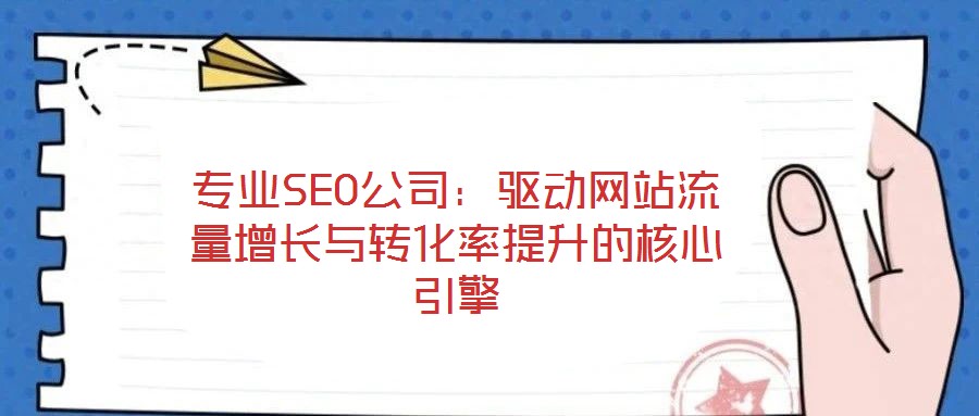 專業(yè)SEO公司：驅(qū)動網(wǎng)站流量增長與轉(zhuǎn)化率提升的核心引擎