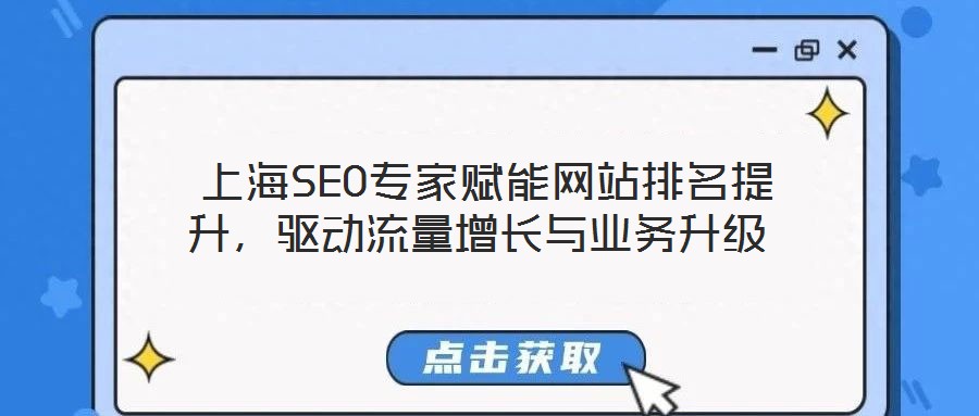  上海SEO專家賦能網(wǎng)站排名提升，驅(qū)動流量增長與業(yè)務(wù)升級